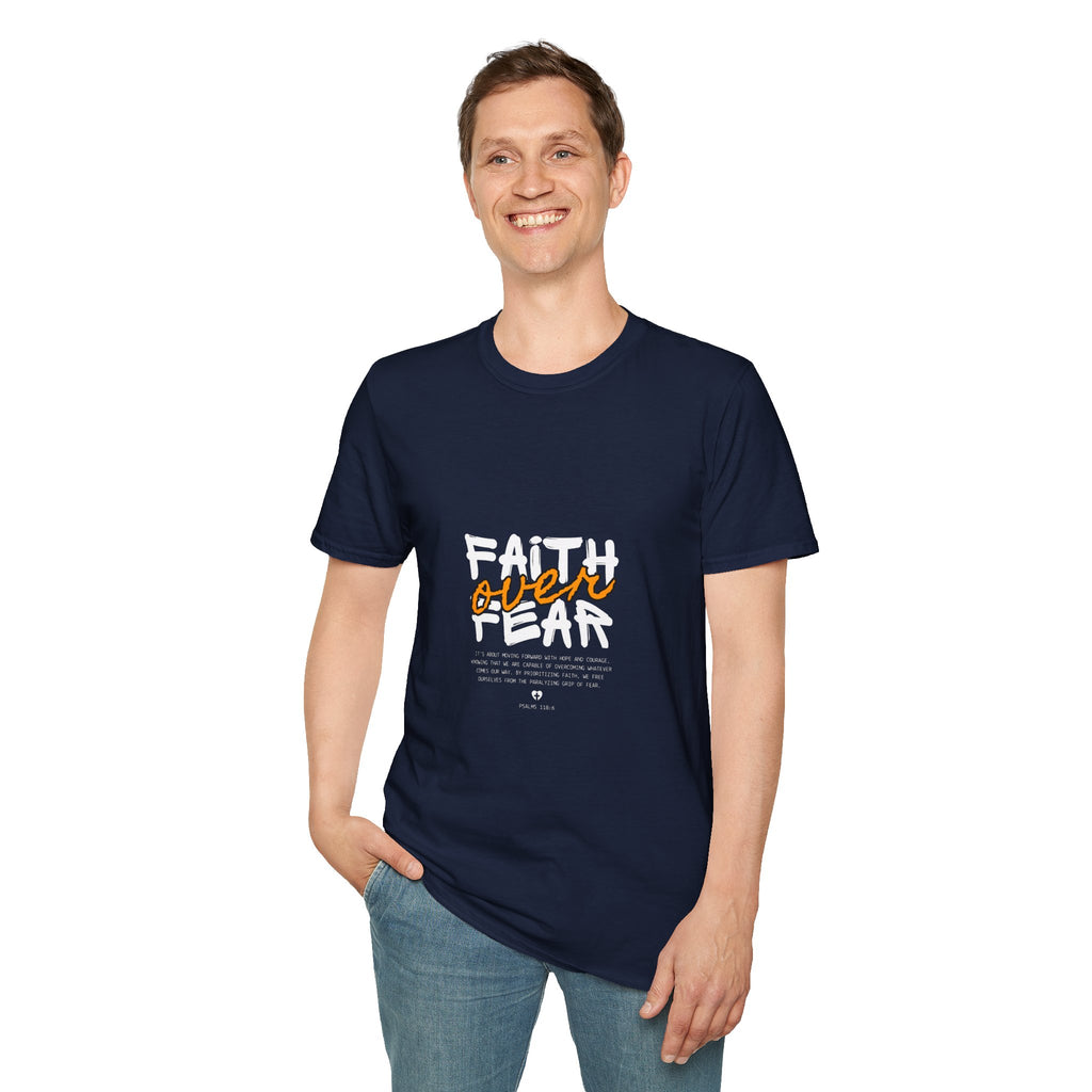 Faith Over Fear T-Shirt — Scripture-Inspired Christian Tee for Everyday Witness