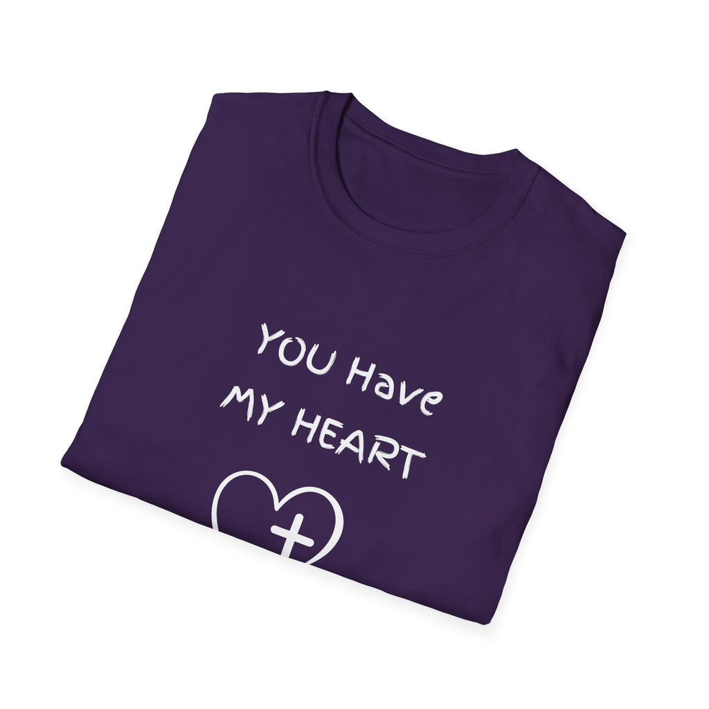 You Have My Heart Christian T-Shirt — Christian Heart Cross Tee