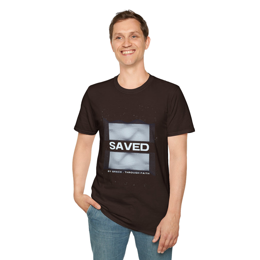 Faith Over Fear Christian T-Shirt — Saved by Grace Through Faith
