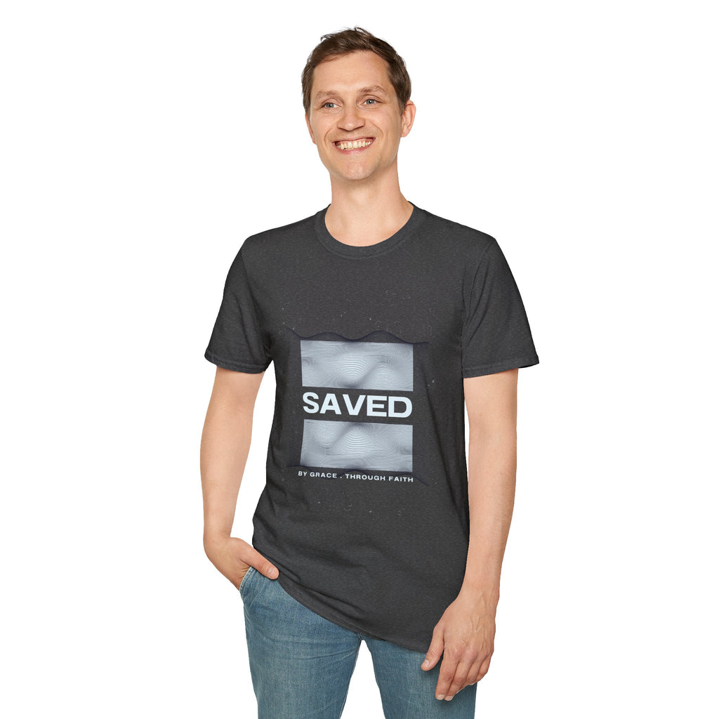 Faith Over Fear Christian T-Shirt — Saved by Grace Through Faith