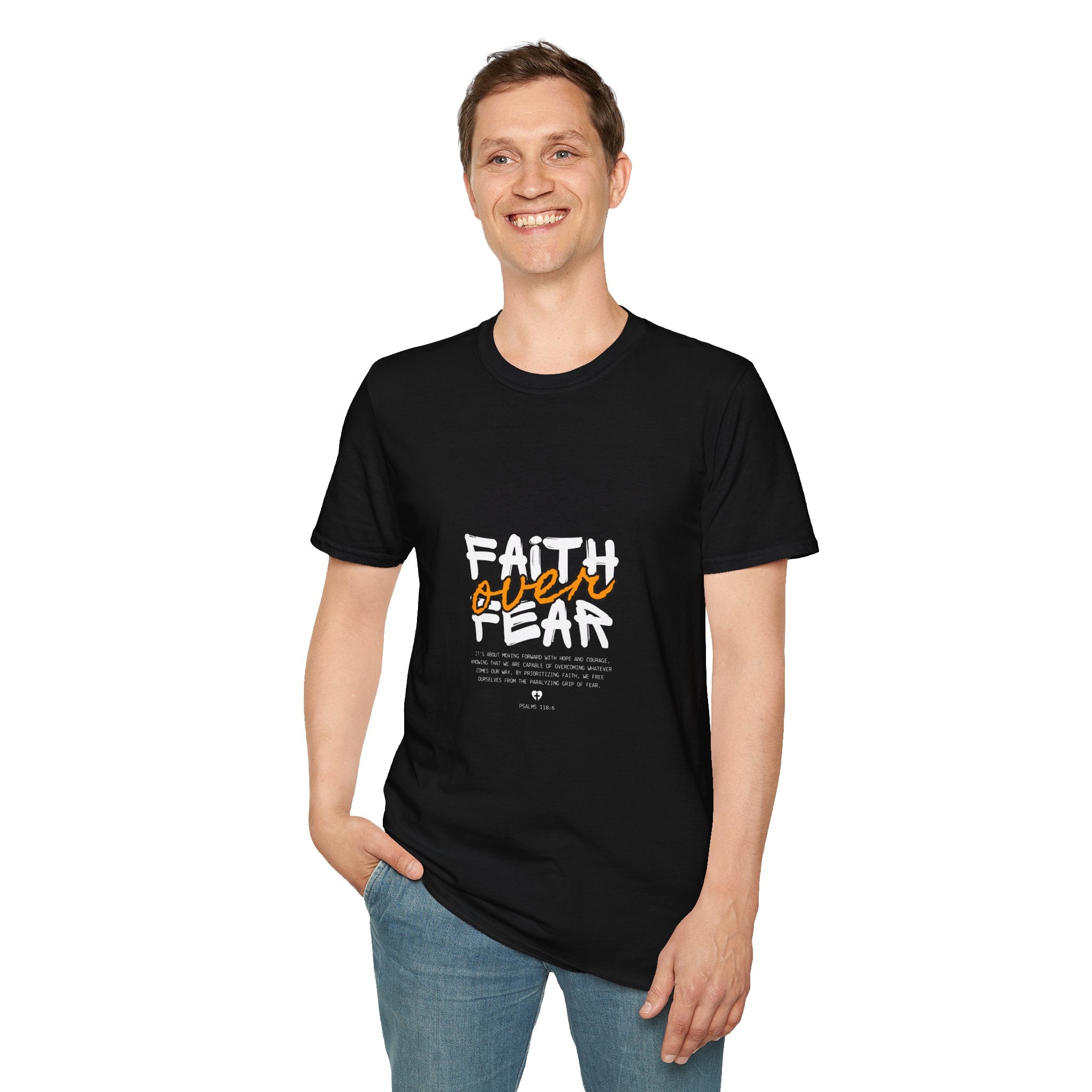 Faith Over Fear T-Shirt — Scripture-Inspired Christian Tee for Everyday Witness