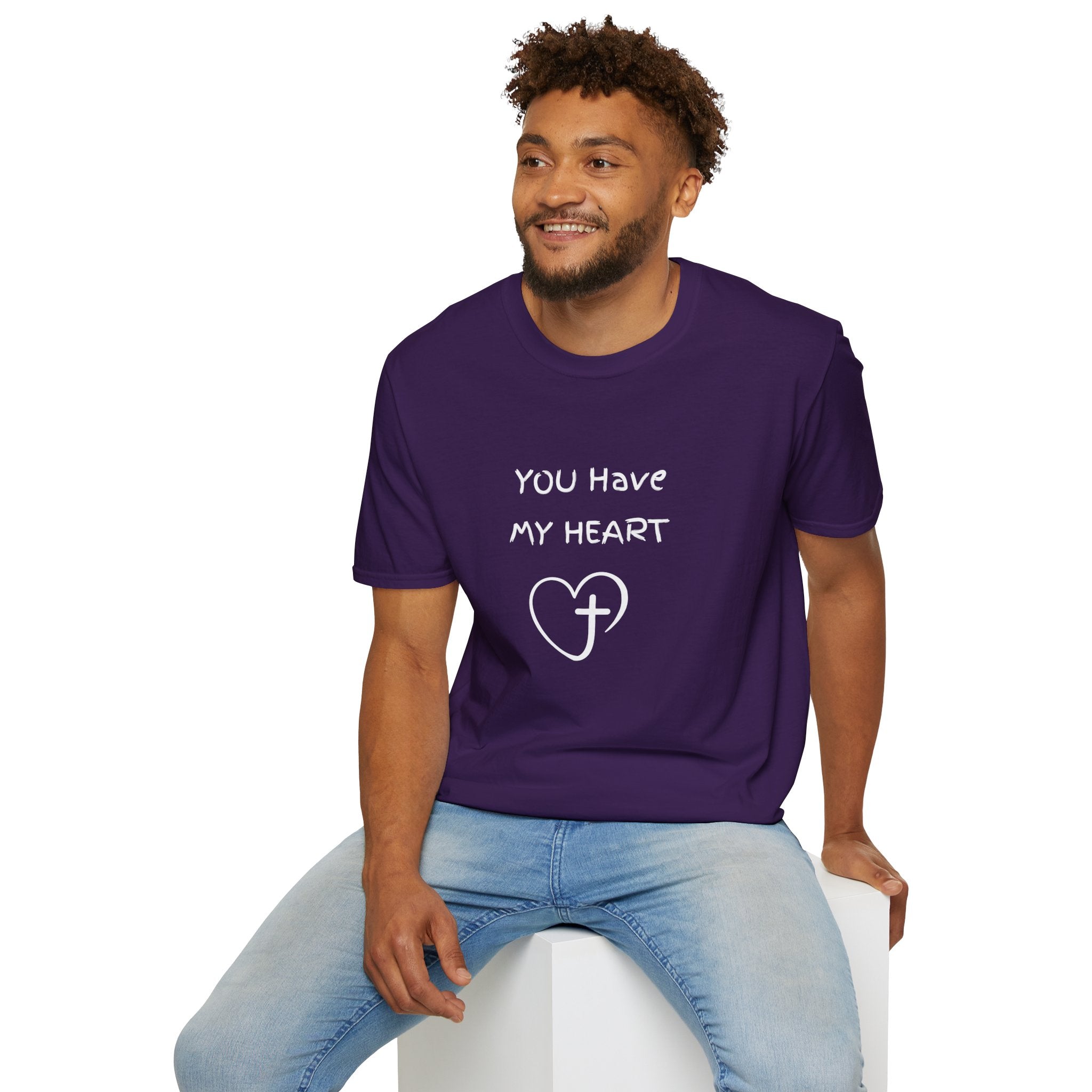 You Have My Heart Christian T-Shirt — Christian Heart Cross Tee
