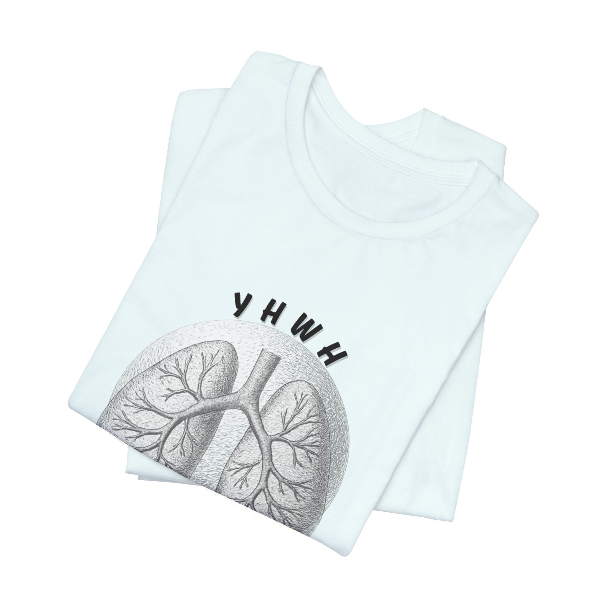 YHWH Lungs  Christian Tee, Every Breath Speak His Name Tee, Name of God YHWH, faith apparel