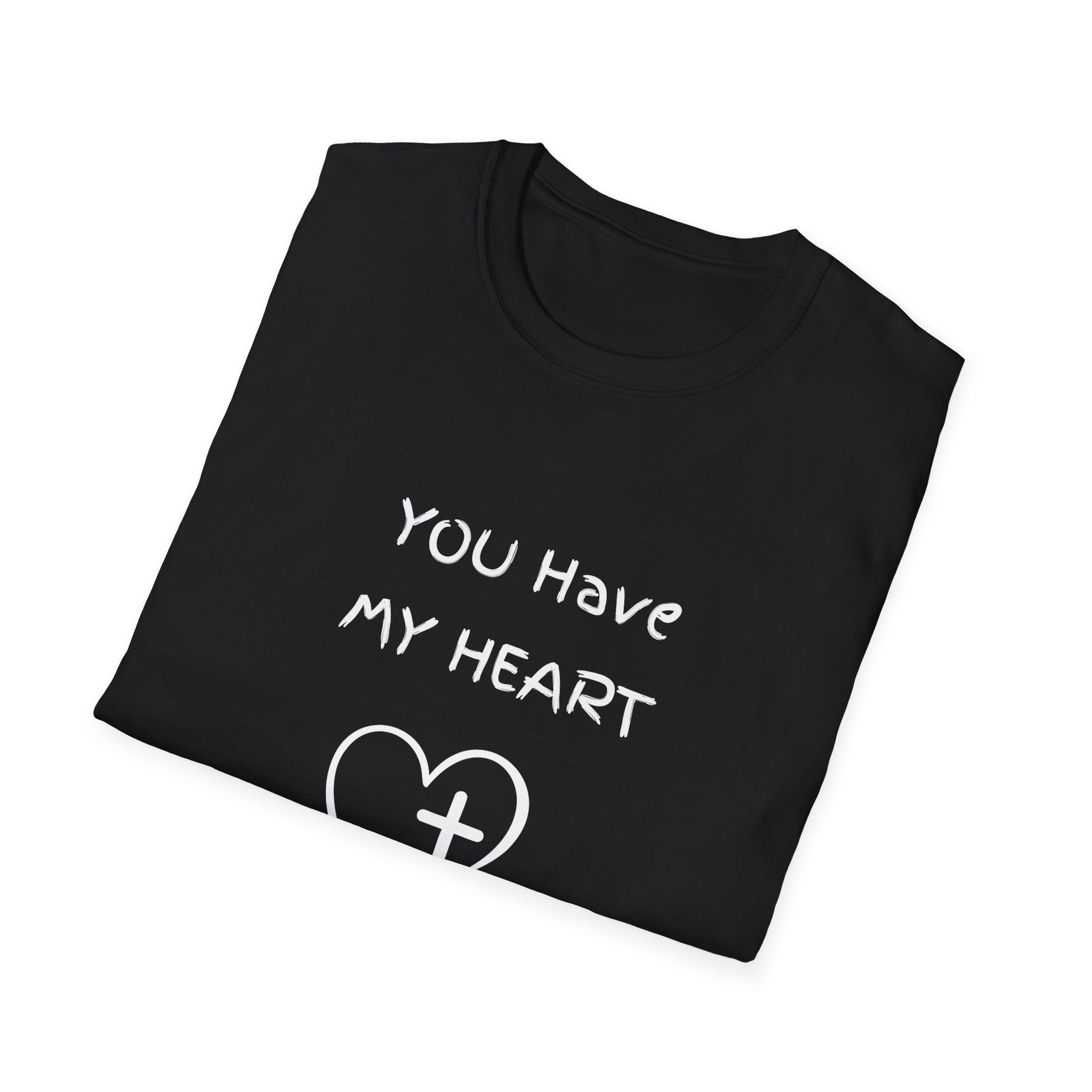 You Have My Heart Christian T-Shirt — Christian Heart Cross Tee