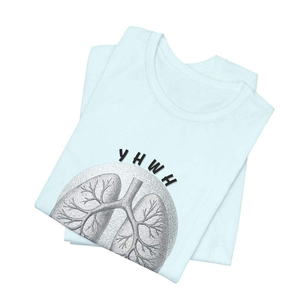 YHWH Lungs  Christian Tee, Every Breath Speak His Name Tee, Name of God YHWH, faith apparel