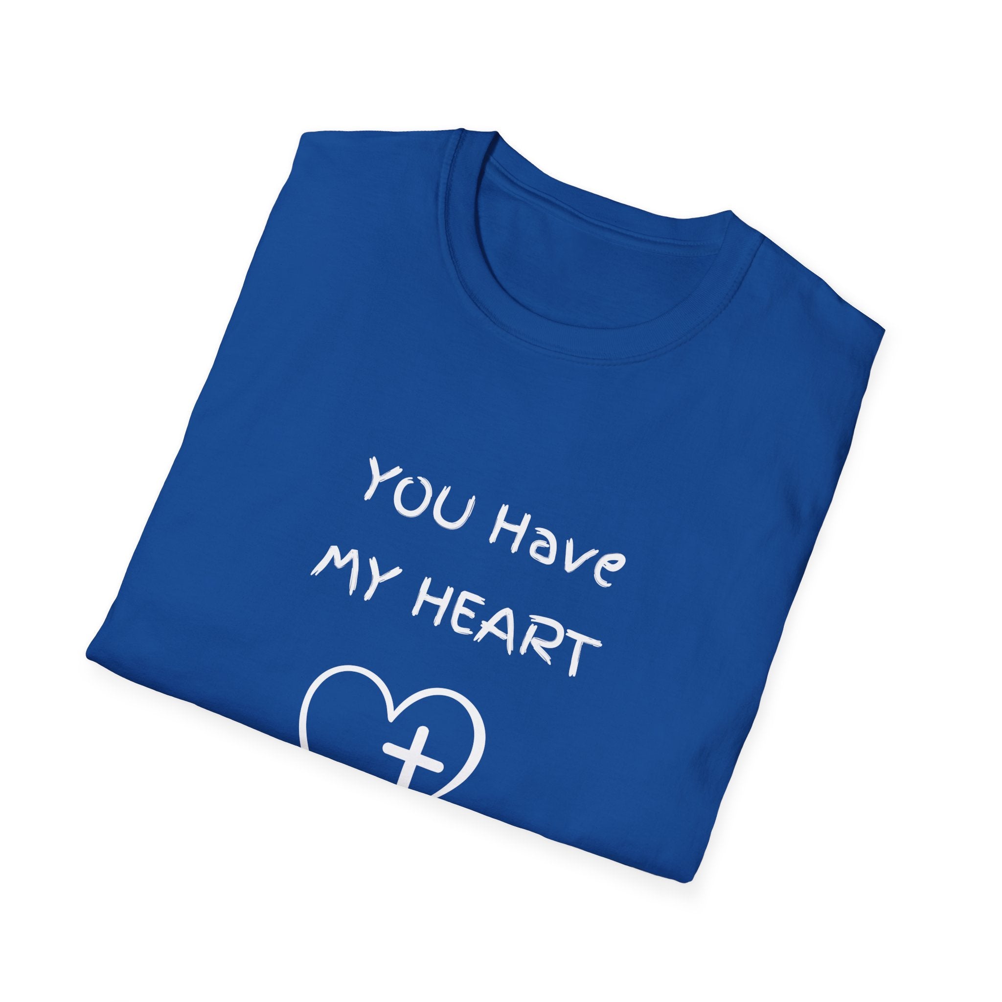 You Have My Heart Christian T-Shirt — Christian Heart Cross Tee