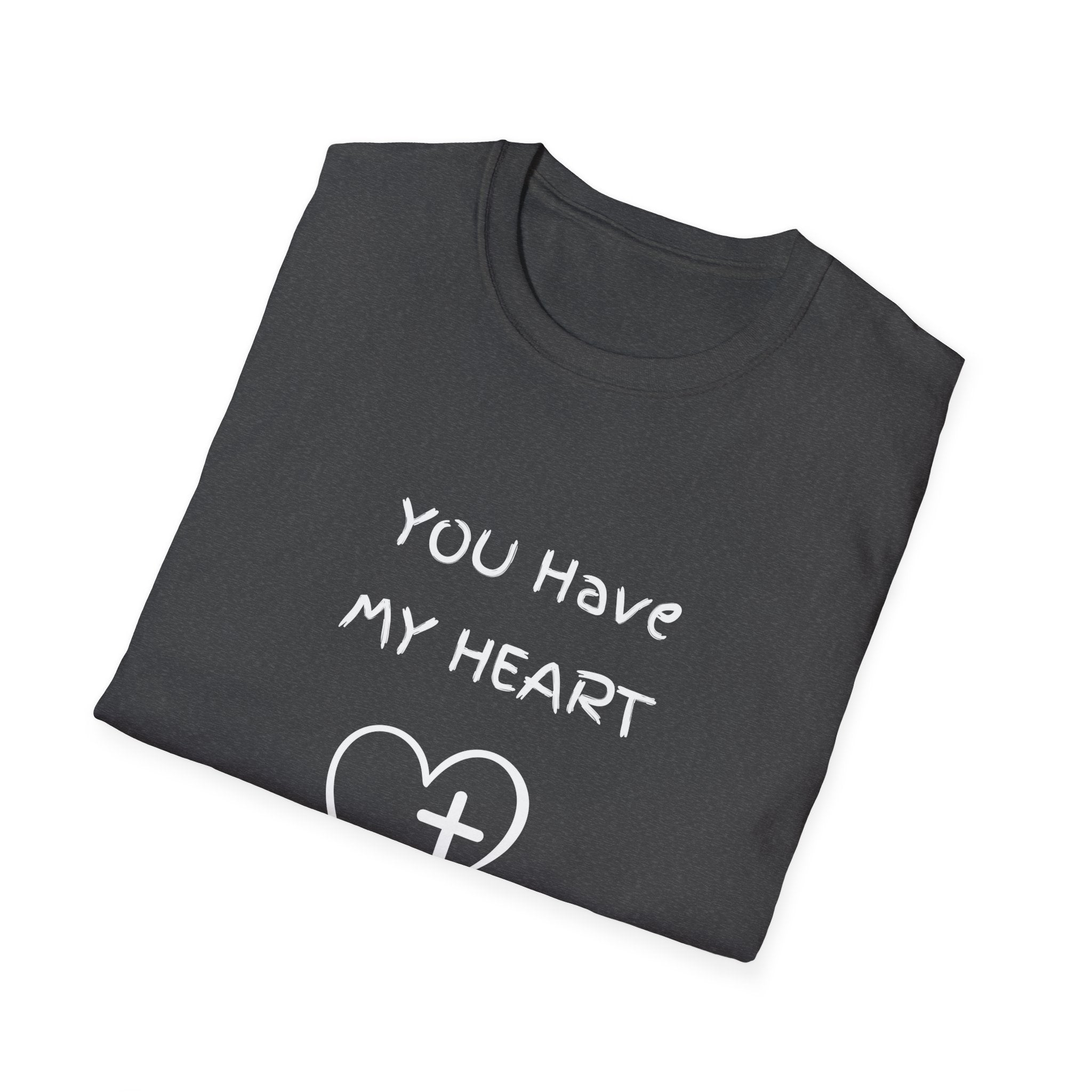 You Have My Heart Christian T-Shirt — Christian Heart Cross Tee