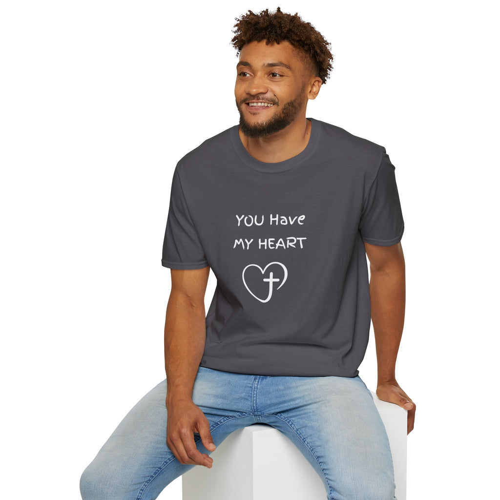 You Have My Heart Christian T-Shirt — Christian Heart Cross Tee