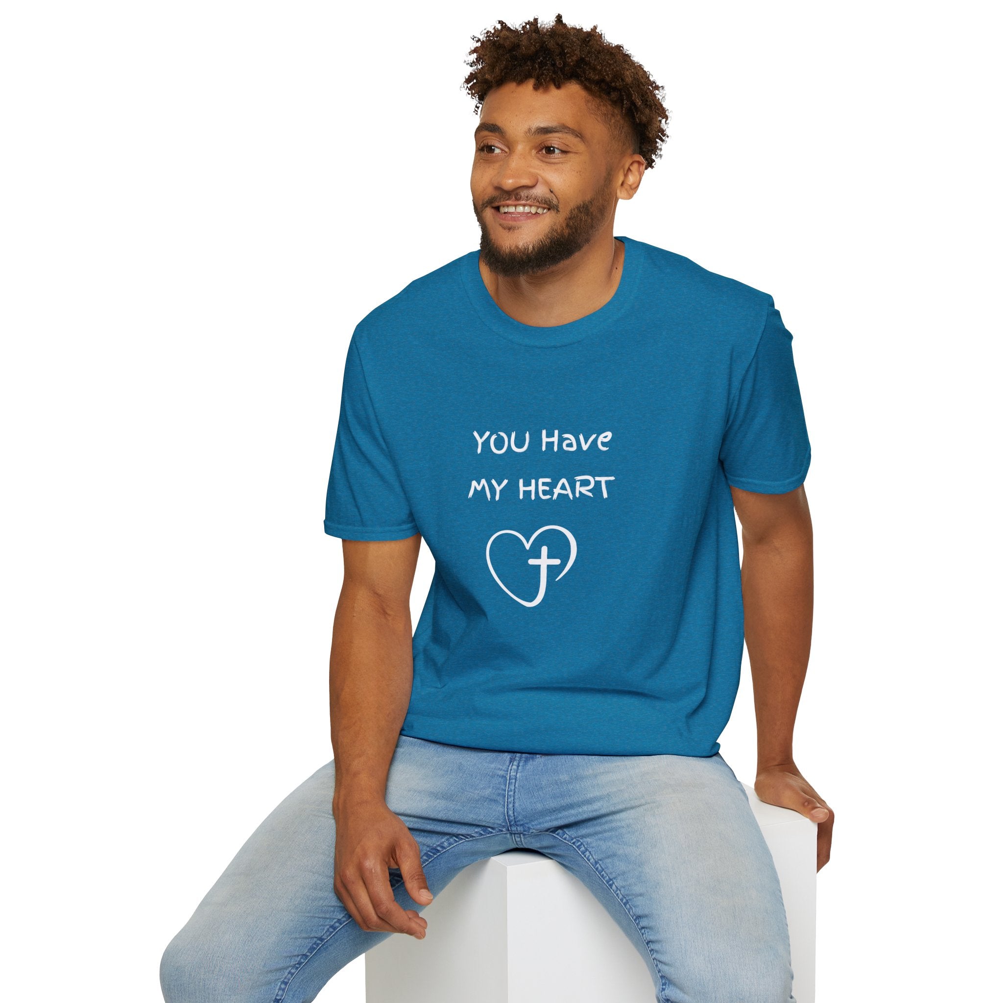 You Have My Heart Christian T-Shirt — Christian Heart Cross Tee