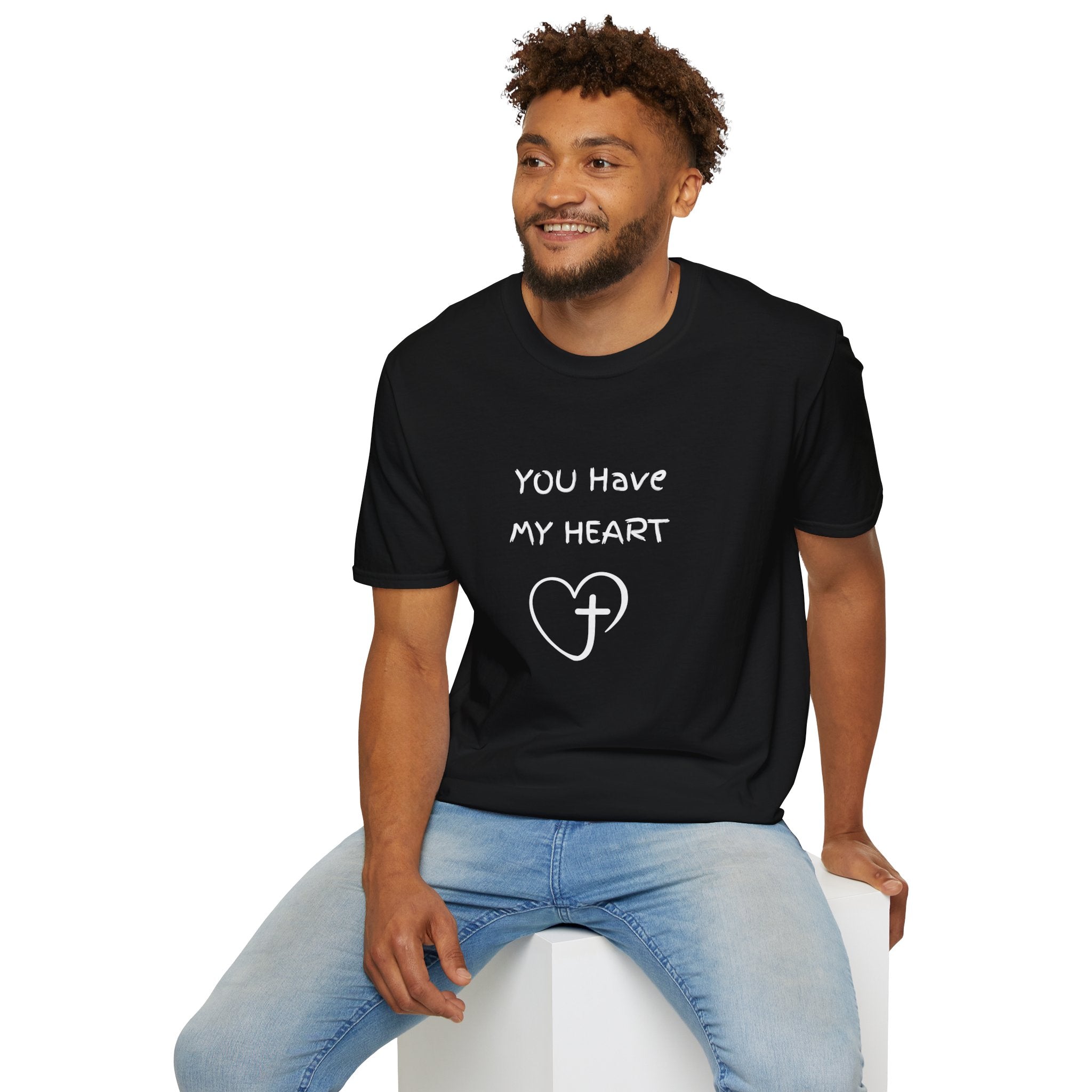 You Have My Heart Christian T-Shirt — Christian Heart Cross Tee