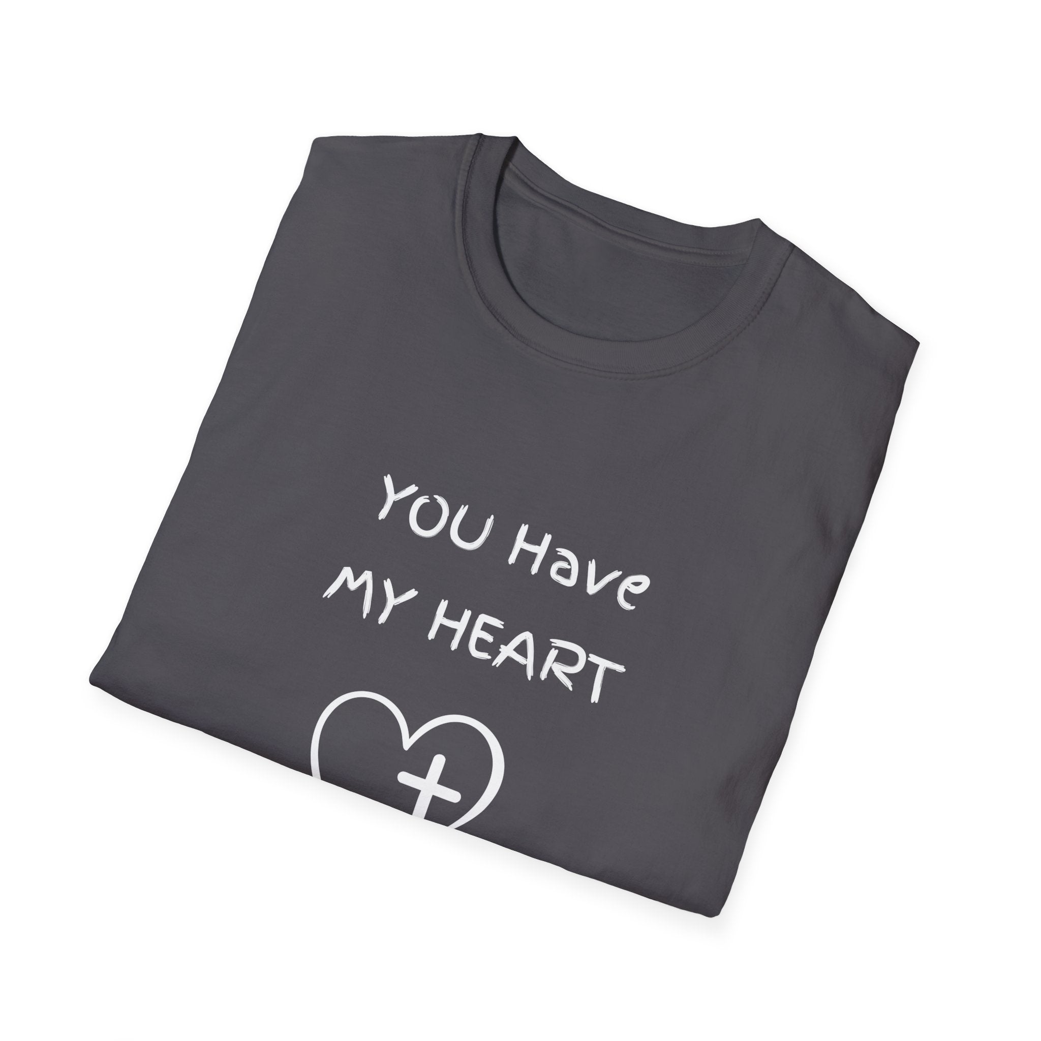 You Have My Heart Christian T-Shirt — Christian Heart Cross Tee