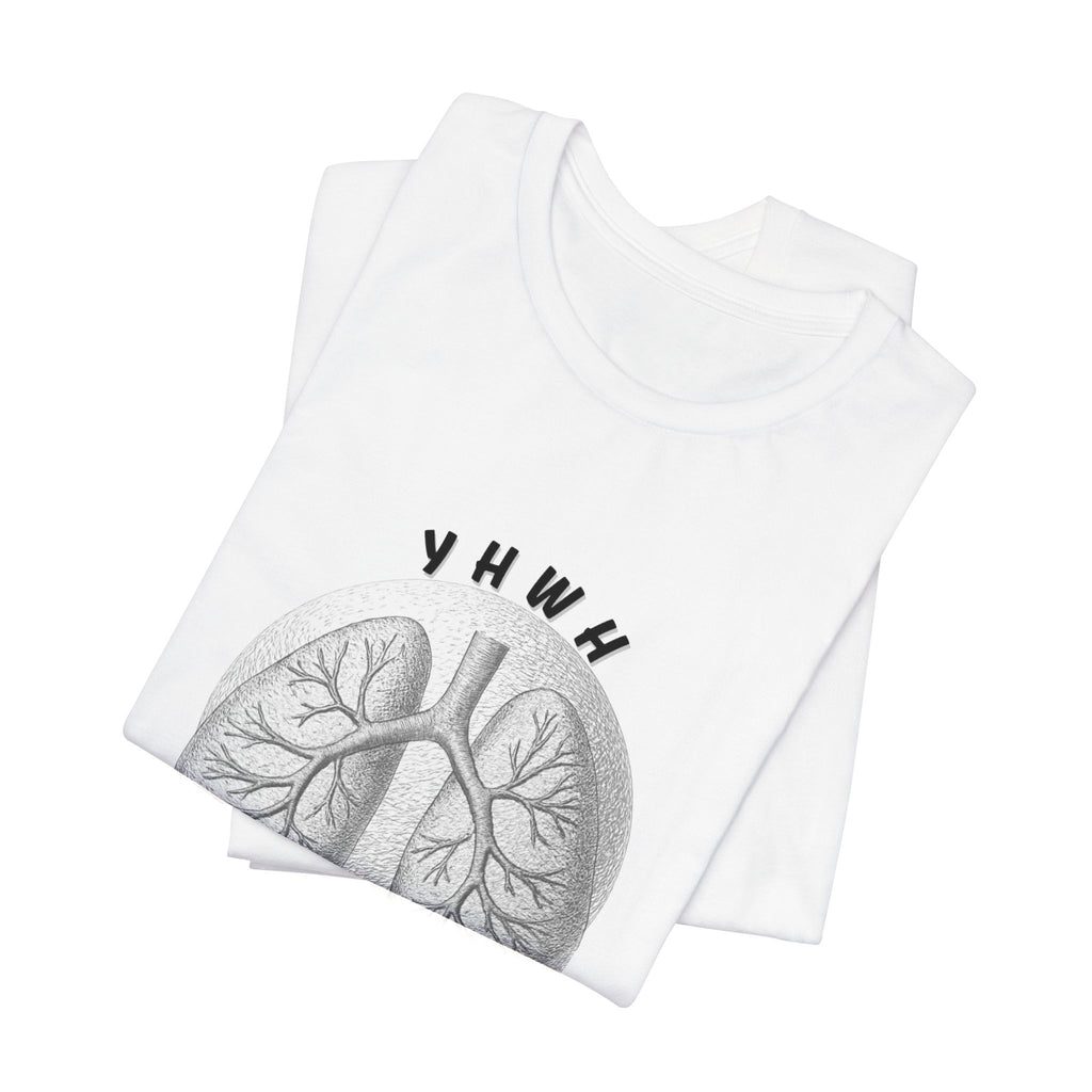 YHWH Lungs  Christian Tee, Every Breath Speak His Name Tee, Name of God YHWH, faith apparel
