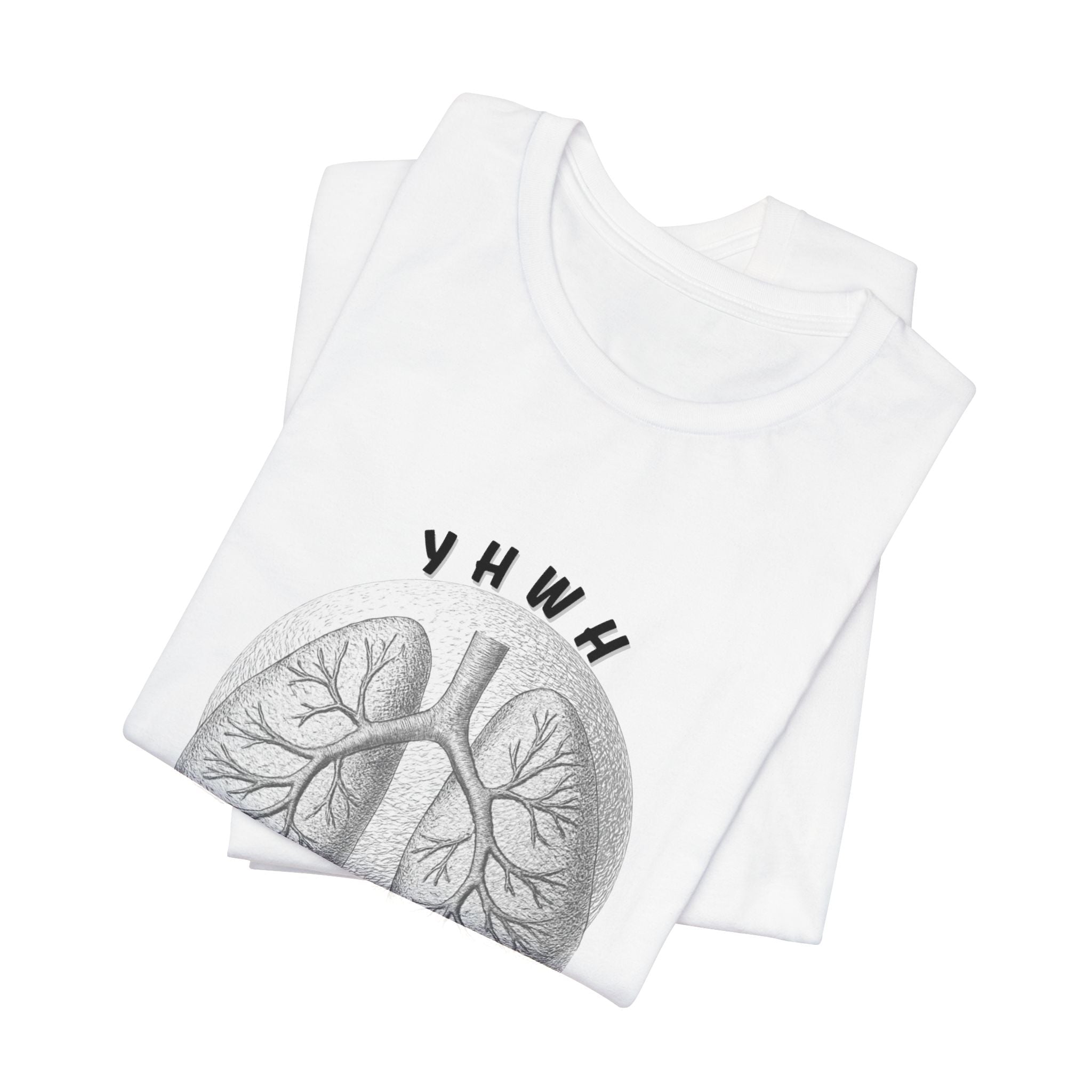 YHWH Lungs  Christian Tee, Every Breath Speak His Name Tee, Name of God YHWH, faith apparel
