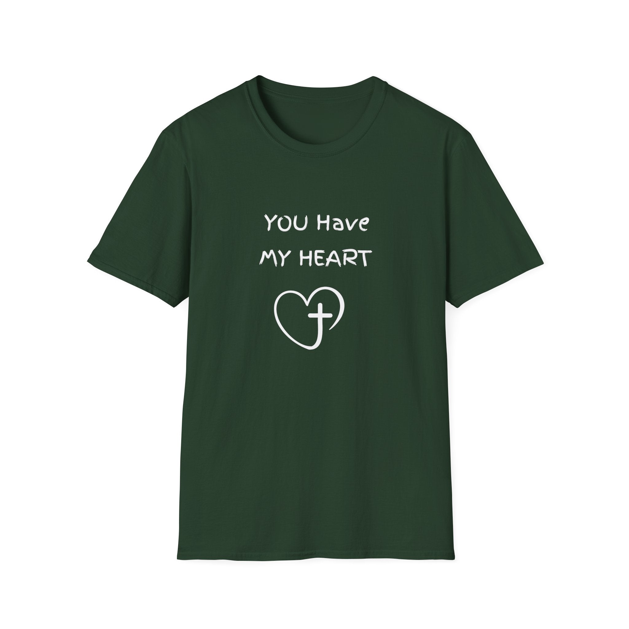 You Have My Heart Christian T-Shirt — Christian Heart Cross Tee