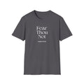 •	Faith Over Fear Christian T-Shirt – “Fear Thou Not” Isaiah 41:10 Bible Verse Tee