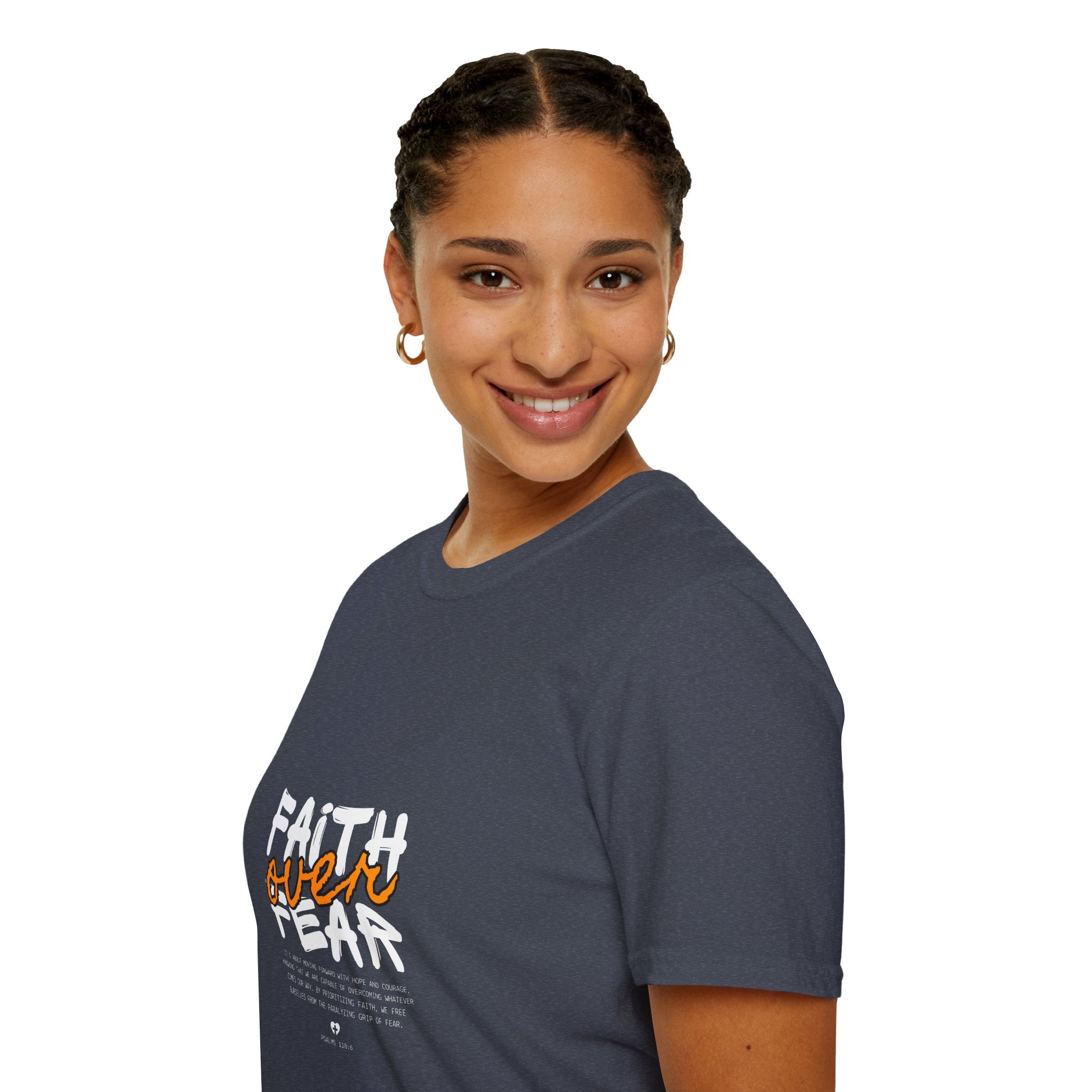 Faith Over Fear T-Shirt — Scripture-Inspired Christian Tee for Everyday Witness