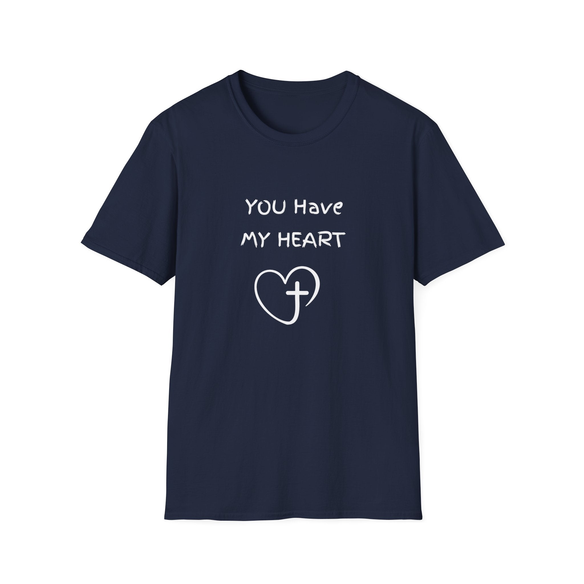 You Have My Heart Christian T-Shirt — Christian Heart Cross Tee