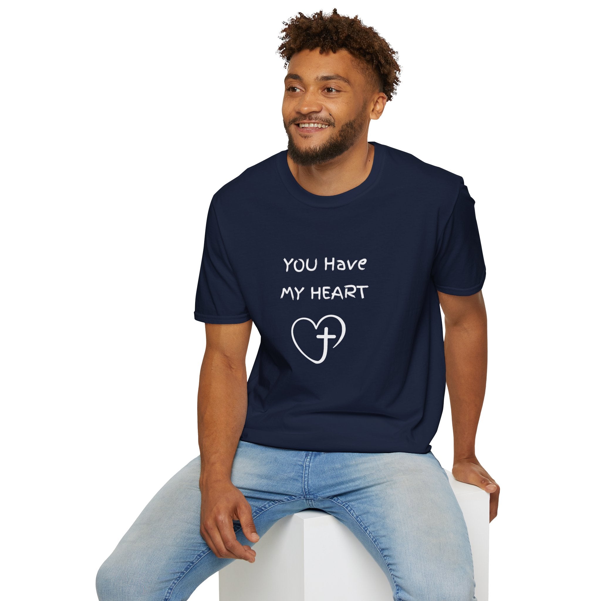 You Have My Heart Christian T-Shirt — Christian Heart Cross Tee