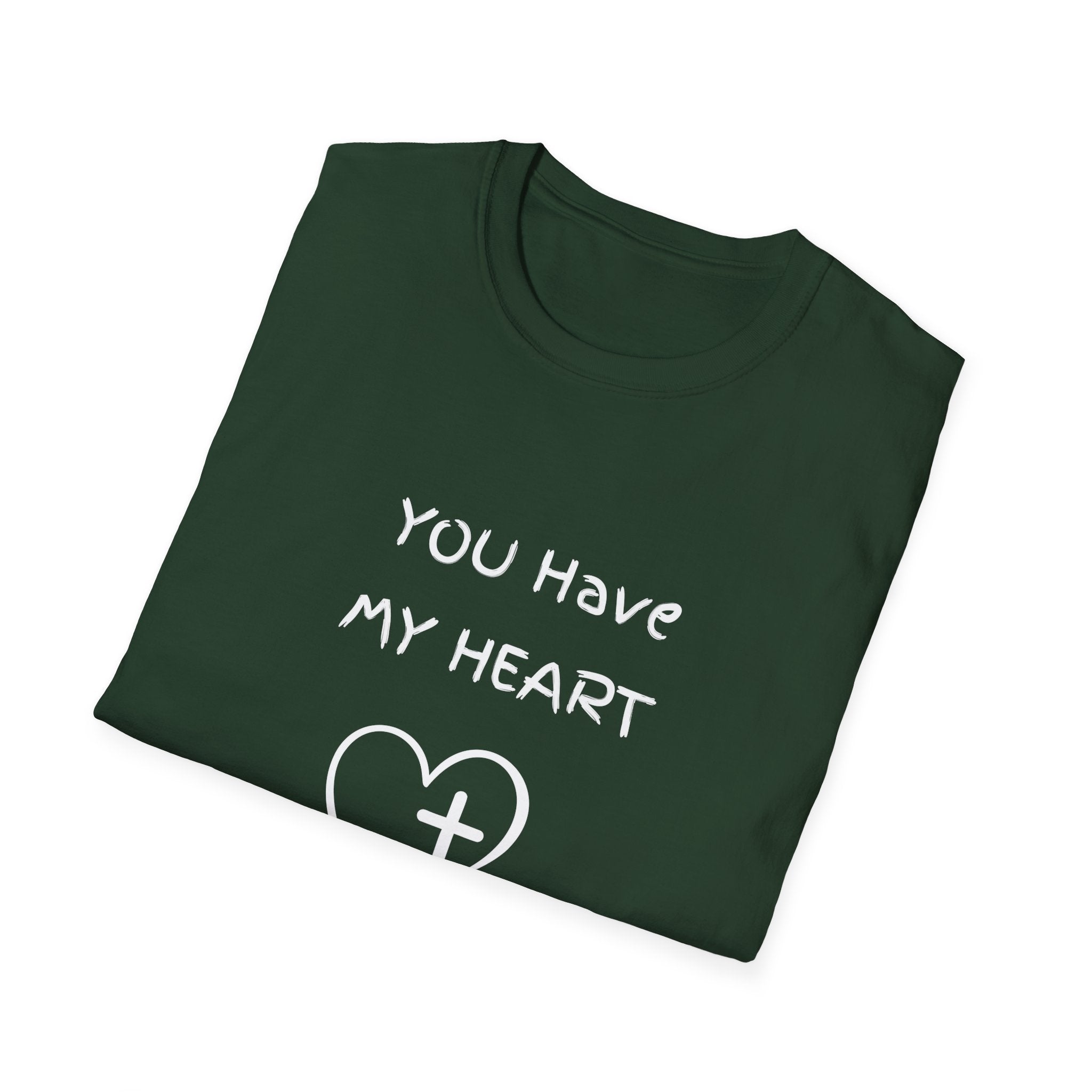 You Have My Heart Christian T-Shirt — Christian Heart Cross Tee