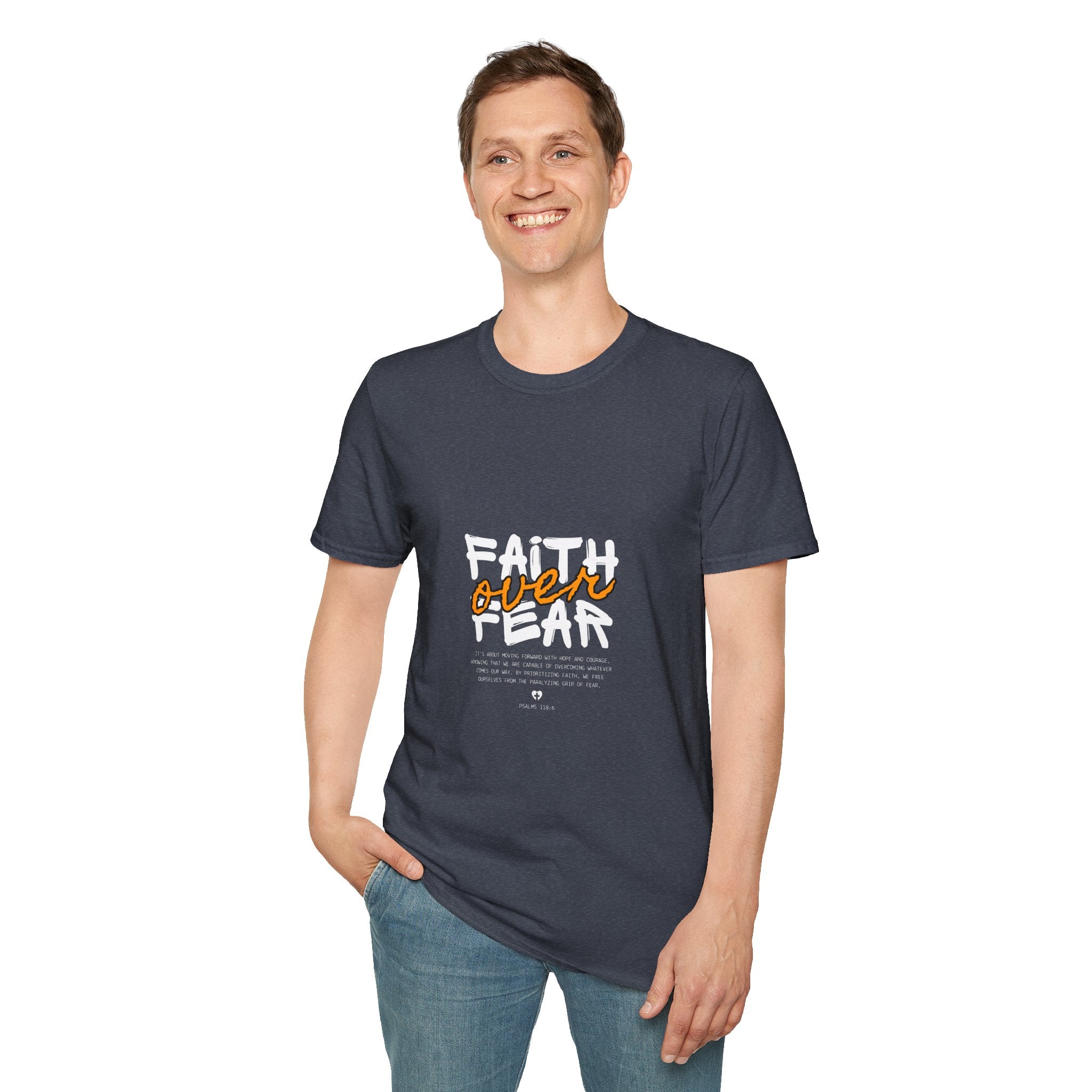 Faith Over Fear T-Shirt — Scripture-Inspired Christian Tee for Everyday Witness