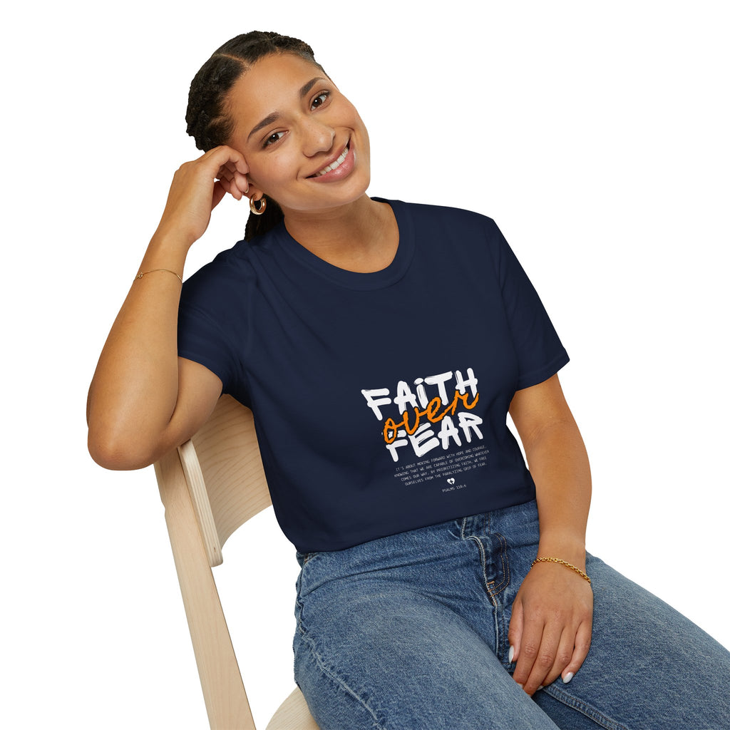 Faith Over Fear T-Shirt — Scripture-Inspired Christian Tee for Everyday Witness